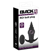 Черная анальная вибропробка Rc Butt Plug - 9,6 см. - фото, цены