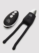 Черный вибратор для пар Relentless Vibrations Remote Couples Vibrator - фото, цены