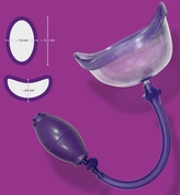 Фиолетовая вакуумная помпа Bad Kitty Vagina Sucker - фото, цены