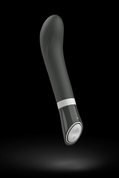 Черный G-стимулятор с вибрацией Bgood Deluxe Curve - 19,3 см. - фото, цены
