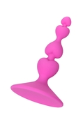 Розовая анальная втулка Eromantica - 8 см. - фото, цены