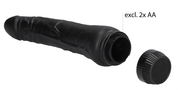 Черный вибромассажер Multispeed G-Spot Vibrator - 23,5 см. - фото, цены