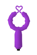 Фиолетовое виброкольцо Oscar - фото, цены