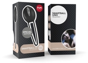 Чёрно-серый вагинальный шарик Smartballs Uno - фото, цены
