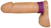 Фиолетовое эрекционное кольцо для пениса Dolce Ami - фото, цены