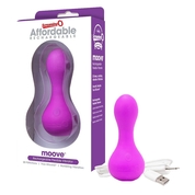 Фиолетовый мини-вибратор Affordable Rechargeable Moove - фото, цены