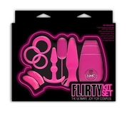 Розовый вибронабор Flirty Kit Set - фото, цены