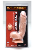 Фаллоимитатор Wildfire Real Man CyberSkin Dream Dick с мошонкой - 23 см. - фото, цены