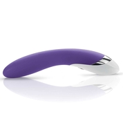 Фиолетовый вибратор Mystim Elegant Eric - 27 см. - фото, цены