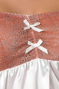 Сорочка Carrie с ажурным лифом и пикантным разрезом по центру - фото, цены