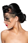 Золотистая карнавальная маска Канопус - фото, цены