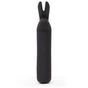 Черная вибропуля с ушками Rechargeable Rabbit Ears Bullet Vibrator - фото, цены