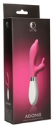 Розовый вибратор-кролик Adonis - 21,5 см. - фото, цены