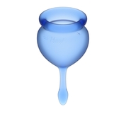 Набор синих менструальных чаш Feel good Menstrual Cup - фото, цены