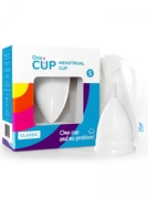 Белая менструальная чаша OneCUP Classic - размер S - фото, цены