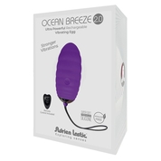 Фиолетовое виброяйцо с пультом ду Ocean Breeze 2.0 + Lrs - фото, цены
