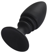 Чёрная анальная пробка Anal Plug - 12,5 см. - фото, цены