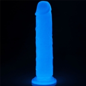 Прозрачный, светящийся в темноте фаллоимитатор Lumino Play Dildo - 21 см. - фото, цены