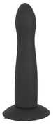 Чёрный анальный фаллоимитатор - 17,5 см. - фото, цены