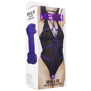 Фиолетовая верёвка для связывания и фиксации Bind Tie - 15,24 м. - фото, цены