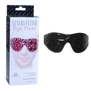 Чёрная маска на глаза с геометрическим узором Pyramid Eye Mask - фото, цены