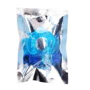 Голубое эрекционное виброкольцо - фото, цены