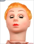 Надувная секс-кукла «Блондинка» с реалистичной вставкой и вибрацией - фото, цены