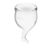 Набор прозрачных менструальных чаш Feel secure Menstrual Cup - фото, цены