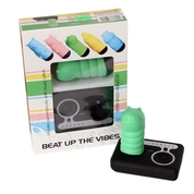 Зелёный вибростимулятор Beat Up Vibes - фото, цены