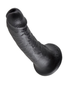 Чёрный фаллоимитатор с присоской 6 Cock - 15,2 см. - фото, цены