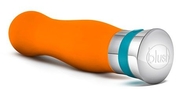 Оранжевый вибромассажер Luminance - 16 см. - фото, цены