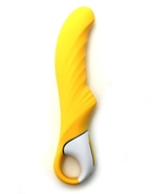 Жёлтый вибратор Satisfyer Yummy Sunshine - 22,5 см. - фото, цены