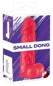 Малиновый фаллоимитатор Small Dong - 15 см. - фото, цены
