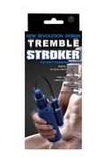 Синий мастурбатор с вибрацией Tremble Stroker - фото, цены