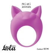 Фиолетовое эрекционное кольцо Lemur Remi - фото, цены