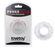Прозрачное эрекционное кольцо Power Plus - фото, цены