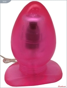 Розовая вибропробка с выносным пультом - 11 см. - фото, цены