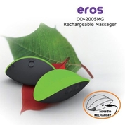 Зелёный вибромассажер Eros для стимуляции эрогенных зон - фото, цены