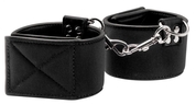 Чёрные двусторонние оковы на ноги Reversible Ankle Cuffs - фото, цены