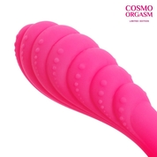 Розовый фигурный вибростимулятор для G-массажа - 16 см. - фото, цены