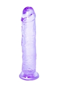 Фиолетовый фаллоимитатор Distortion - 18 см. - фото, цены