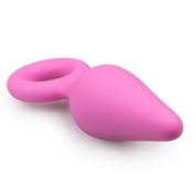 Розовая анальная пробка Pointy Plug - 15,5 см. - фото, цены