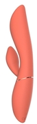 Оранжевый вибратор-кролик Carmen - 22,5 см. - фото, цены