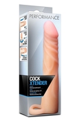 Телесная насадка на пенис Cock Xtender - 17,7 см. - фото, цены