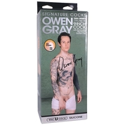 Телесный фаллоимитатор на съемной присоске Owen Gray Signature Cocks - 23,5 см. - фото, цены