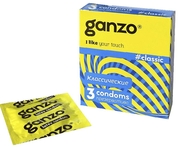 Классические презервативы с обильной смазкой Ganzo Classic - 3 шт. - фото, цены