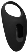 Черное эрекционное кольцо Sono №74 с пультом - фото, цены