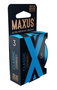 Классические презервативы в железном кейсе Maxus Classic - 3 шт. - фото, цены