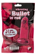 Красное виброяичко с пультом Bullet in Red - фото, цены