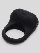 Черное эрекционное виброкольцо Sensation Rechargeable Vibrating Love Ring - фото, цены